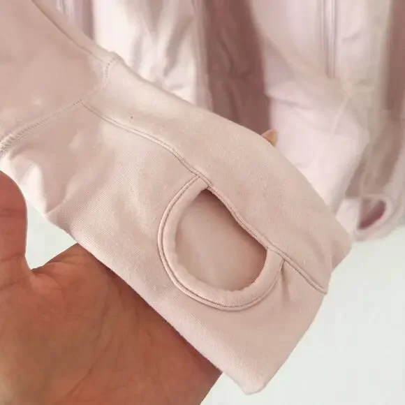 Alo Yoga Light Pink Full Zip Jacket - Picture 8 of 8